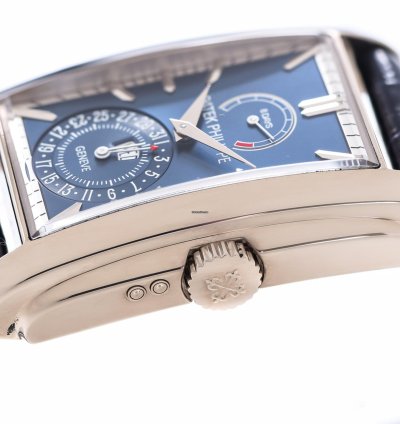 Patek Philippe Gondolo Ref 5200g-001 18k White Gold Blue Dial Box Papers Bj 2015 Pp Service 2025