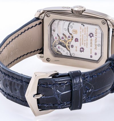 Patek Philippe Gondolo Ref 5200g-001 18k White Gold Blue Dial Box Papers Bj 2015 Pp Service 2025