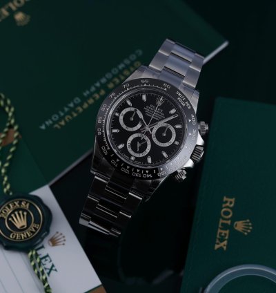 Rolex Daytona Black Dial Ref 116500ln Stainless Steel 2018