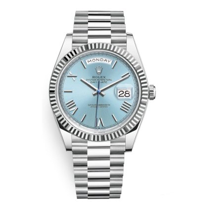 Rolex Day-date 40 228236 Platinum Roman Dial Ice Dial Unworn Full Set