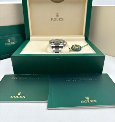 Rolex Daytona Black Dial Stainless Steel Bracelet 126500ln Unworn 2024