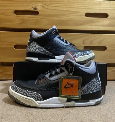 Air Jordan Retro 3 Black Cement 2018 Size 11 5