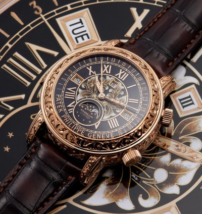 Patek Philippe Grand Complications 18k Rose Gold 6002r-001 - Ats-w007922