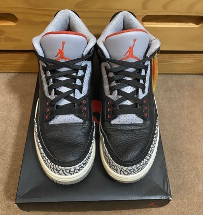 Air Jordan Retro 3 Black Cement 2018 Size 11 5