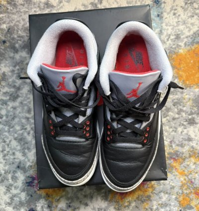 Air Jordan Retro 3 Black Cement 2024 Size 8 5