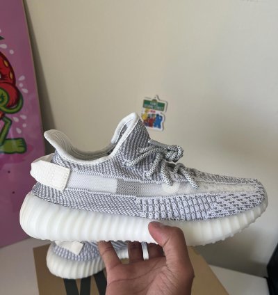 New Adidas Yeezy Boost 350 V2 Static Non-reflective Size 7