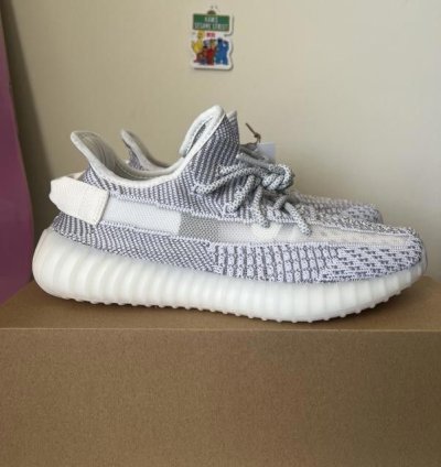 New Adidas Yeezy Boost 350 V2 Static Non-reflective Size 7
