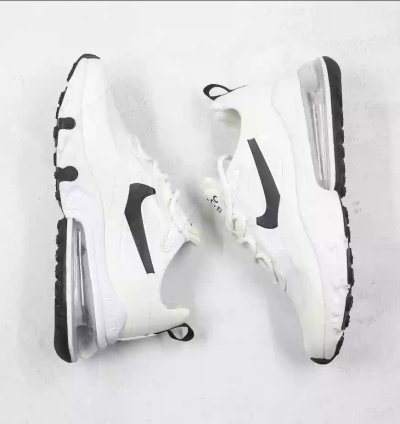 Nike Air Max 270 React Whiteblack-metallic Silver