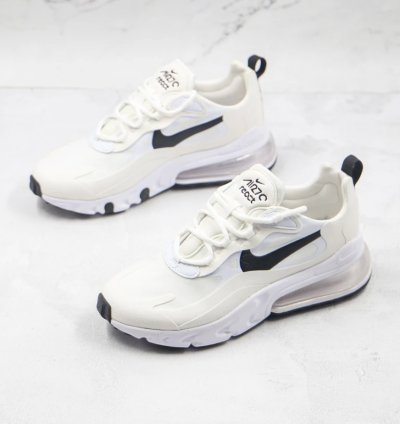Nike Air Max 270 React Whiteblack-metallic Silver