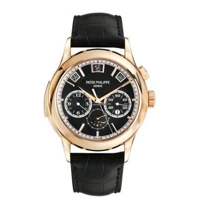 Patek Philippe Grand Complications 5208r-001 18k Rose Gold Black Dial 42 Mm