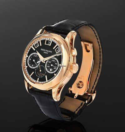 Patek Philippe Grand Complications 5208r-001 18k Rose Gold Black Dial 42 Mm