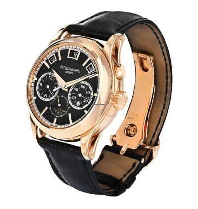 Patek Philippe Grand Complications 5208r-001 18k Rose Gold Black Dial 42 Mm