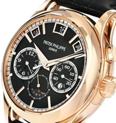 Patek Philippe Grand Complications 5208r-001 18k Rose Gold Black Dial 42 Mm