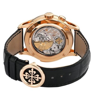 Patek Philippe Grand Complications 5208r-001 18k Rose Gold Black Dial 42 Mm