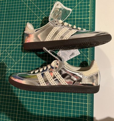 New Sz 11 Wales Bonner Adidas Silver Samba