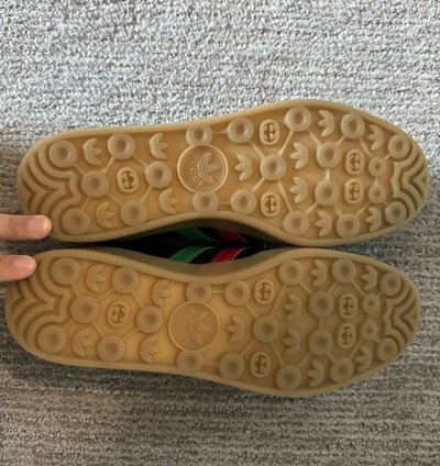 New- Gucci Adidas Gazelle - Black - Size 10