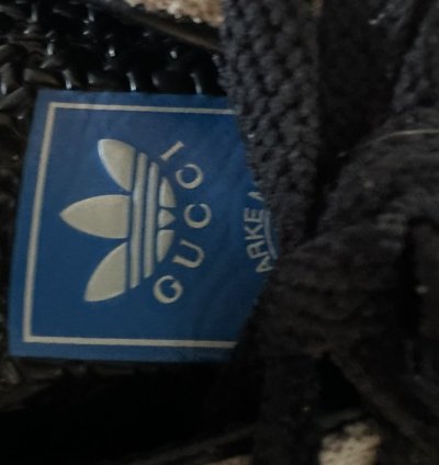 New- Gucci Adidas Gazelle - Black - Size 10