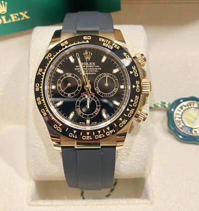 Rolex Daytona Black Dial Unworn Full Set 116518ln