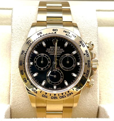 Rolex Daytona Black Dial Unworn Full Set 2023