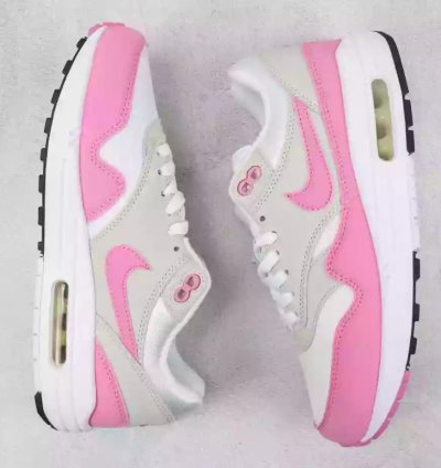 Nike Womens Pink Wmns Air Max 1 Sneakers Fuchsia Dream