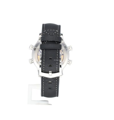Patek Philippe Grand Complications Alarm Travel Time Platinum Black Leather 21 Vat Deductible