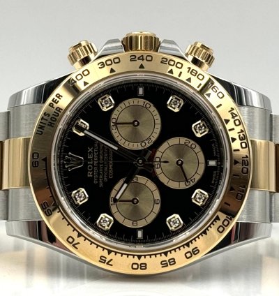 Rolex Daytona Black Diamond Dial Two Tone Bracelet 126503 Unworn 2024