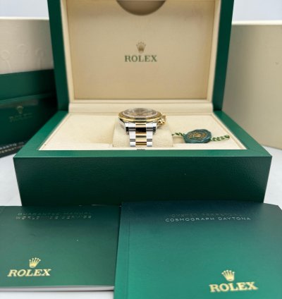 Rolex Daytona Black Diamond Dial Two Tone Bracelet 126503 Unworn 2024