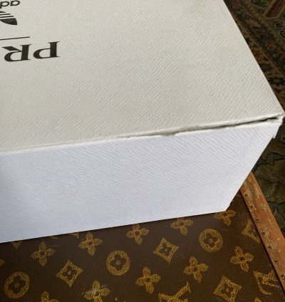 Prada Adidas Superstar In Metallic Silver