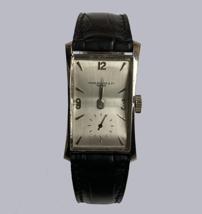 Patek Philippe Hour Glass Dress Watch Ref 1593