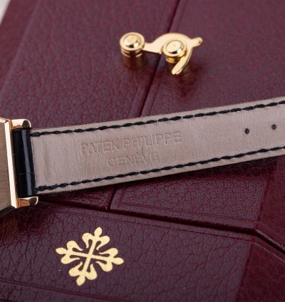 Patek Philippe Jump Hour Limited Edition 150th Anniversary Ref 3969r 18k Rose Gold Box And Papers 1989 Tonneau-shaped Case