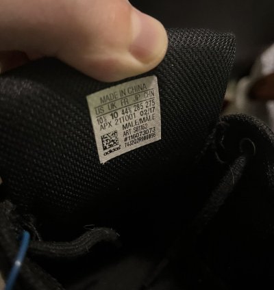 Raf Simons Adidas Ozweego Bunny Black
