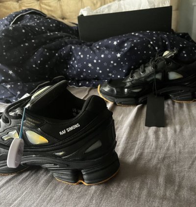 Raf Simons Adidas Ozweego Bunny Black