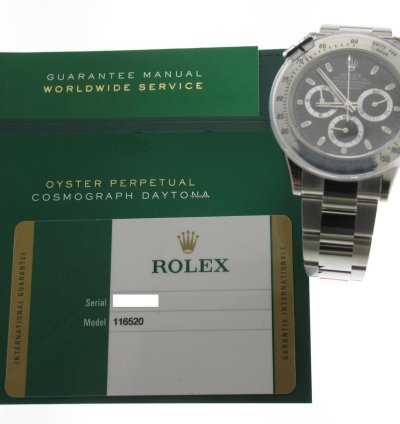 Rolex Daytona Black Nos 116520