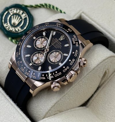 Rolex Daytona Black Oysterflex