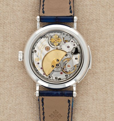 Patek Philippe Minute Repeater Enamel Diamond Watch Ref 7040