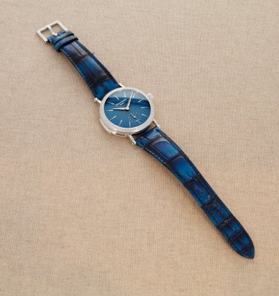 Patek Philippe Minute Repeater Enamel Diamond Watch Ref 7040
