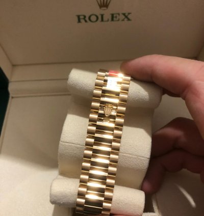 Rolex Day-date 40 228238 Black old Card