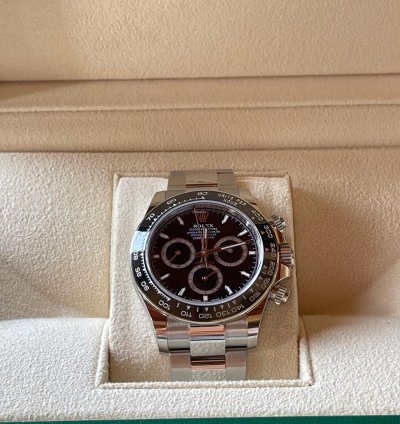 Rolex Daytona Black Stainless Steel Daytona