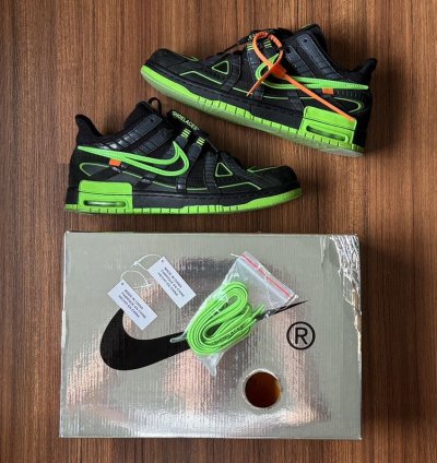 Rubber Dunk green Strike Virgil Abloh