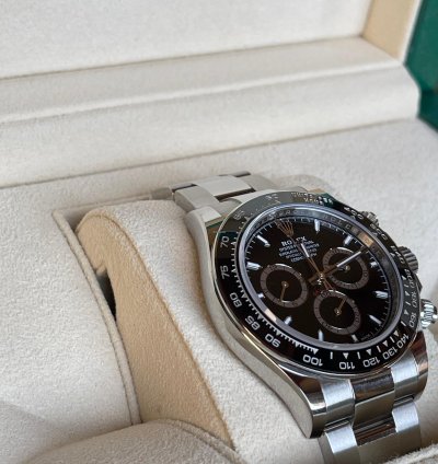 Rolex Daytona Black Stainless Steel Daytona