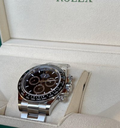 Rolex Daytona Black Stainless Steel Daytona