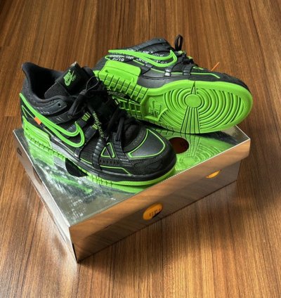 Rubber Dunk green Strike Virgil Abloh