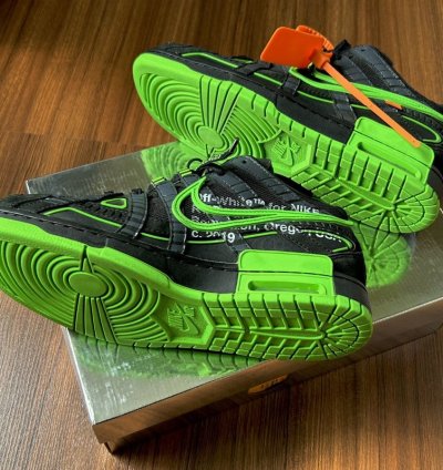 Rubber Dunk green Strike Virgil Abloh