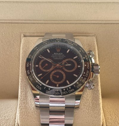Rolex Daytona Black Stainless Steel Daytona