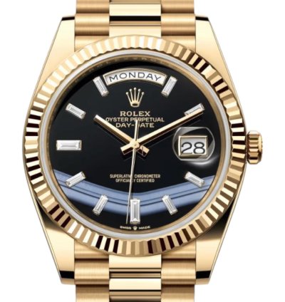 Rolex Day-date 40 228238 Black Onyx Dial Unworn Full Set