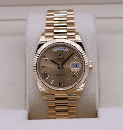 Rolex Day-date 40 228238 Champagner Champagne Neu 2024 Full Set