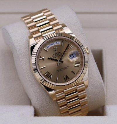 Rolex Day-date 40 228238 Champagner Champagne Neu 2024 Full Set