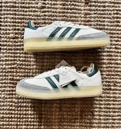Ronnie Fieg Clarks 8th Street Samba Chalk White