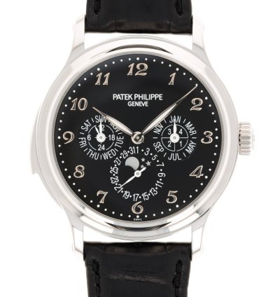 Patek Philippe Minute Repeater Perpetual Calendar Platinum Perpetual Calendar Minute Repeater Watch Ref 5374