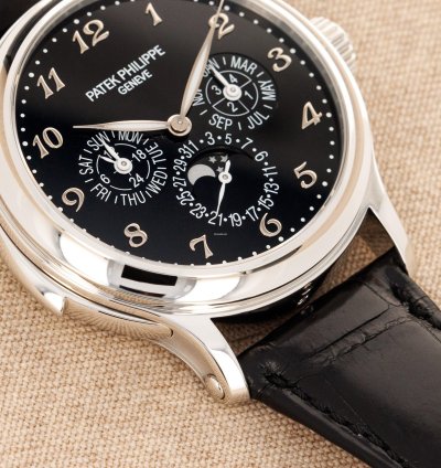 Patek Philippe Minute Repeater Perpetual Calendar Platinum Perpetual Calendar Minute Repeater Watch Ref 5374